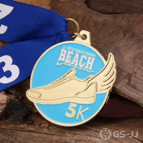 5K Race Customized Gold Medals 5K Race Customized Gold Medals