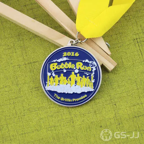 Bubble Run Custom Soft Enamel Medals Bubble Run Custom Soft Enamel Medals
