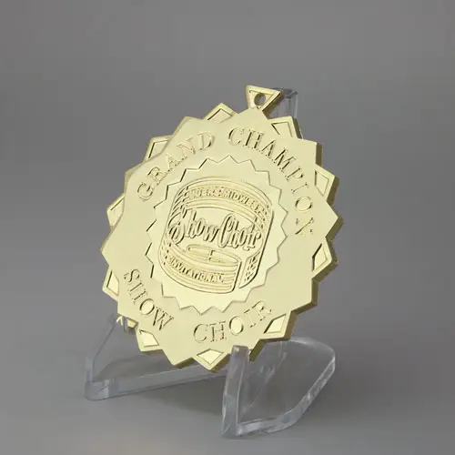 Custom Grand Champion Gold Medals Custom Grand Champion Gold Medals