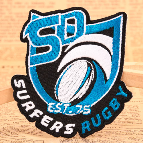 S D Custom Embroidered Patches