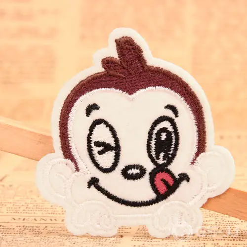 Big Mouthed Monkey Embroidered Patches Big Mouthed Monkey Embroidered Patches