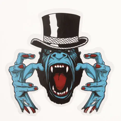 The Zombie Orangutans Custom Stickers The Zombie Orangutans Custom Stickers