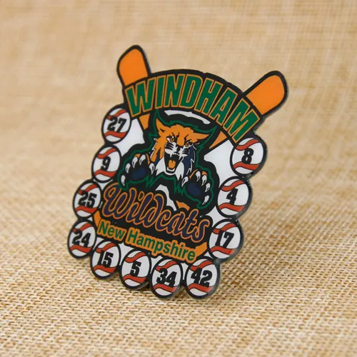 Windham Wildcats Baseball Pin