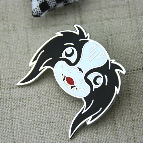 Custom Lapel Pins for Cartoon Dog