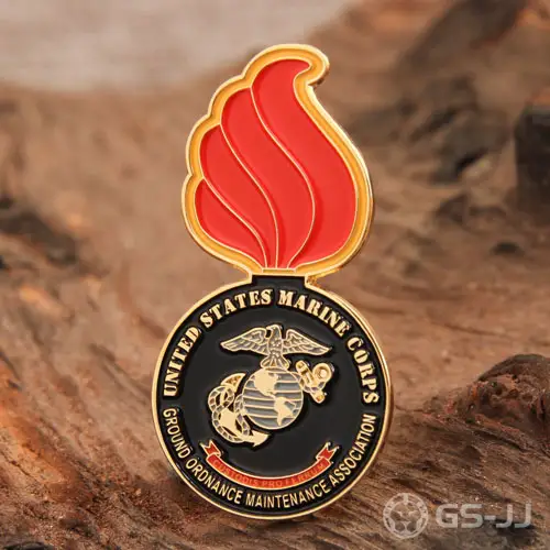 Red Fire Lapel Pin Red Fire Lapel Pin