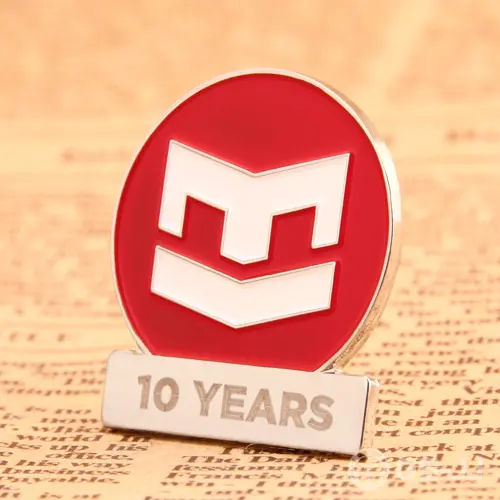 10th anniversary custom lapel pins 10th anniversary custom lapel pins