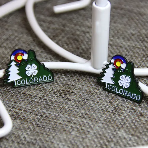 Enamel pins for Christmas tree