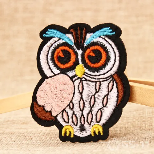 Owl Embroidered Patches Owl Embroidered Patches