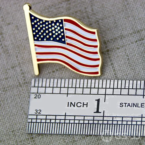 American Flag Enamel Pins American Flag Enamel Pins