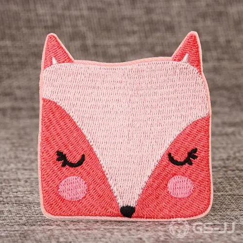 Square-faced Fox Embroidered Patches Square-faced Fox Embroidered Patches