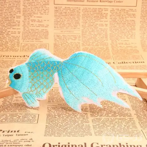 Goldfish Custom Embroidered Patches Goldfish Custom Embroidered Patches