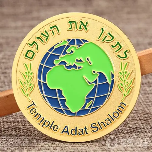 Temple Adat Shalom Challenge Coins Temple Adat Shalom Challenge Coins