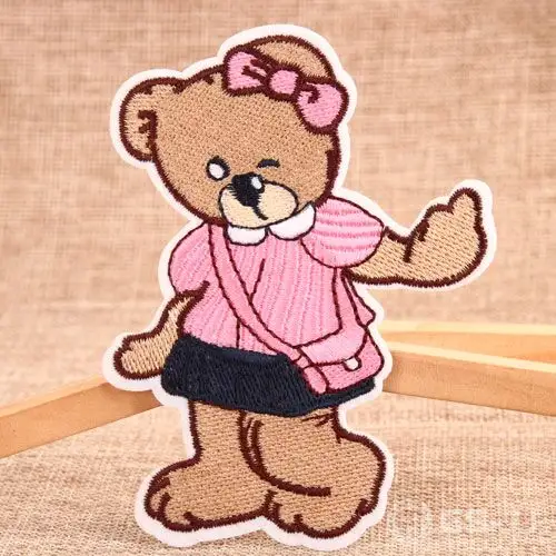 Lady Bear Embroidered Patches Lady Bear Embroidered Patches