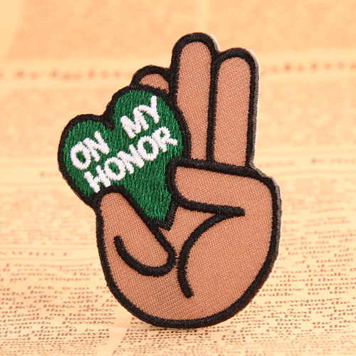 On My Honor Embroidered Patches