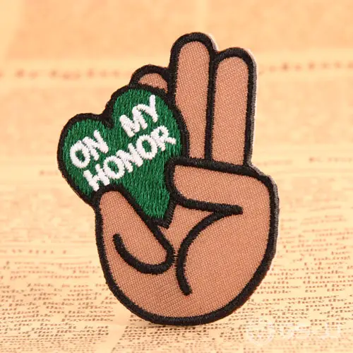 On My Honor Embroidered Patches On My Honor Embroidered Patches