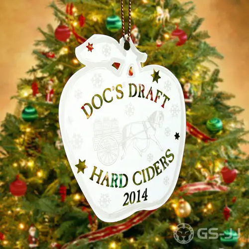 Doc’s Draft Hard Ciders Custom Etched Ornaments Doc’s Draft Hard Ciders Custom Etched Ornaments