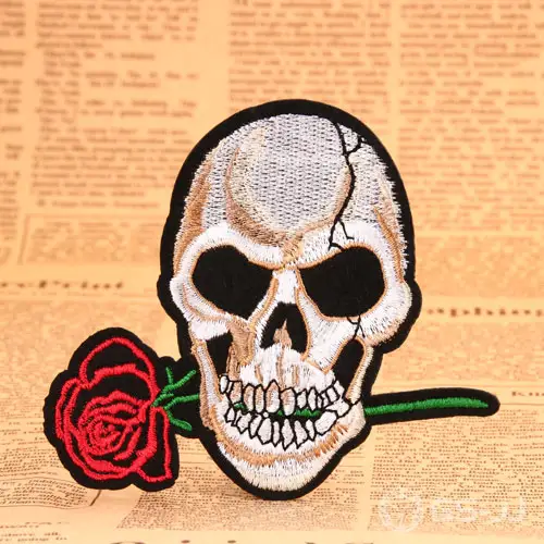 Skull Custom Embroidered Patches Skull Custom Embroidered Patches