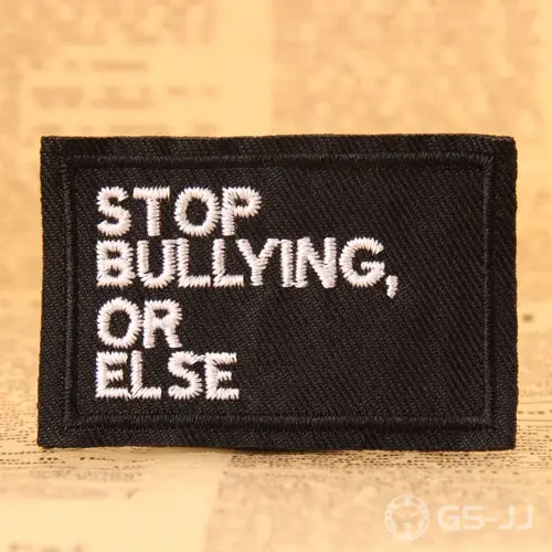 Stop Bullying Embroidered Patches Stop Bullying Embroidered Patches