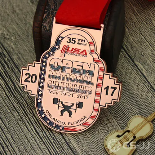 USA Powerlifting Match Customized Medals USA Powerlifting Match Customized Medals