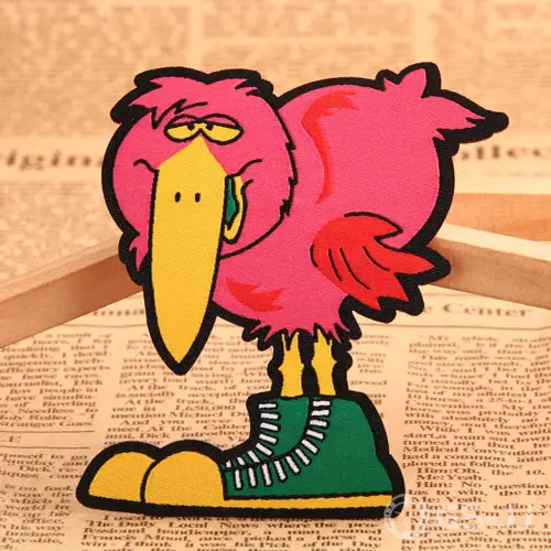Long Beak Bird Printed Patches Long Beak Bird Printed Patches