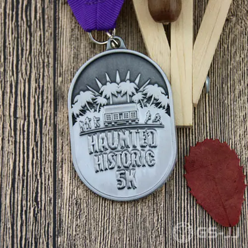 Haunted Historic 5K Race Custom Medals Haunted Historic 5K Race Custom Medals