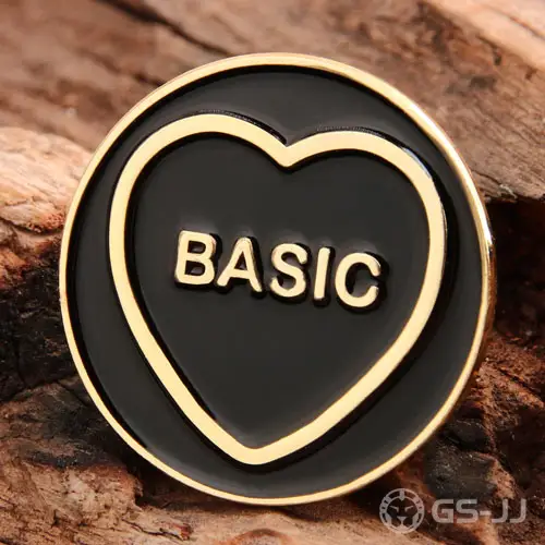 Basic Heart Custom Lapel Pins Basic Heart Custom Lapel Pins