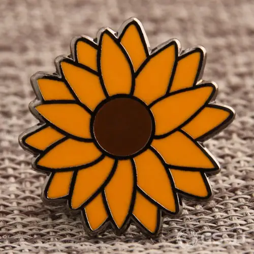 Custom Sunflower Pins Custom Sunflower Pins