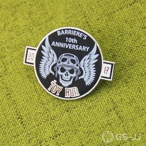 Barriere's 10th Anniversary Custom Lapel Pins Barriere's 10th Anniversary Custom Lapel Pins