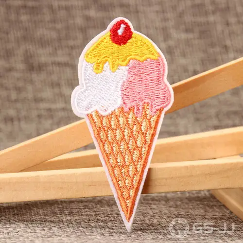 Ice Cream Custom Embroidered Patches Ice Cream Custom Embroidered Patches