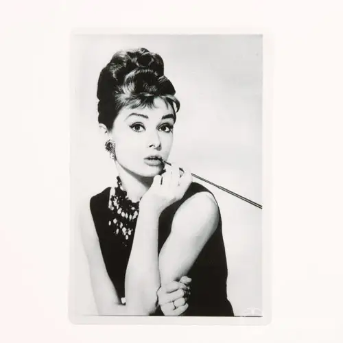 Audrey Hepburn Rectangle Stickers Audrey Hepburn Rectangle Stickers