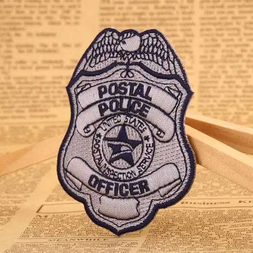 Police Badge Embroidered Patches