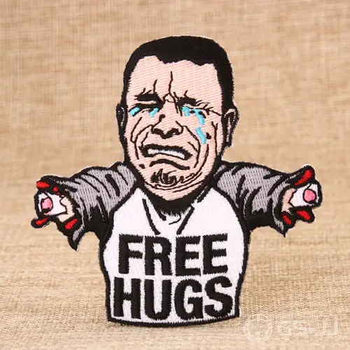 Free Hugs Embroidered Patches Free Hugs Embroidered Patches