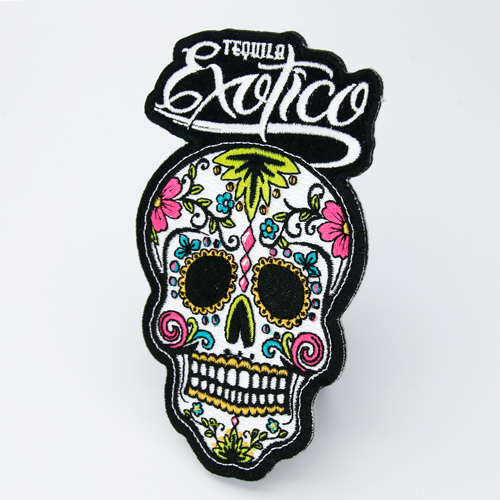 Exotico Skull Embroidered Patches Exotico Skull Embroidered Patches