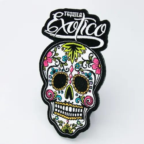 Exotico Skull Embroidered Patches