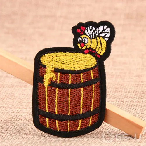 Wooden Barrel Custom Patches Wooden Barrel Custom Patches