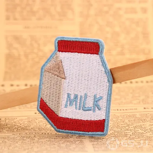 Milk Embroidered Patches Milk Embroidered Patches