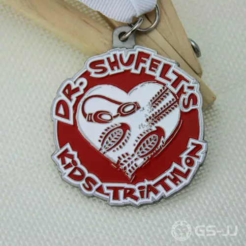 Kids Triathlon Custom soft enamel medals Kids Triathlon Custom soft enamel medals