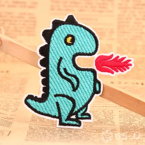 Fire-Dragon Embroidered Patches Fire-Dragon Embroidered Patches