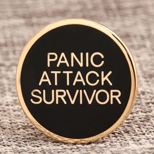 Panic Survivor Custom Lapel Pins Panic Survivor Custom Lapel Pins