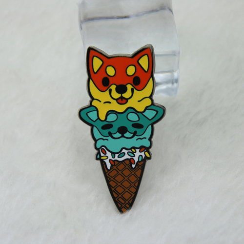 Dog Ice cream Lapel Pins
