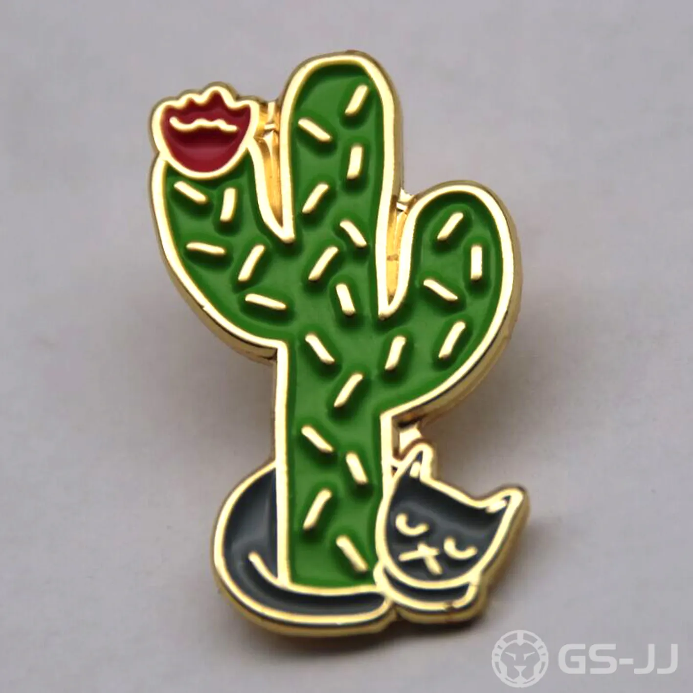 lapel pins for cacti and cat lapel pins for cacti and cat