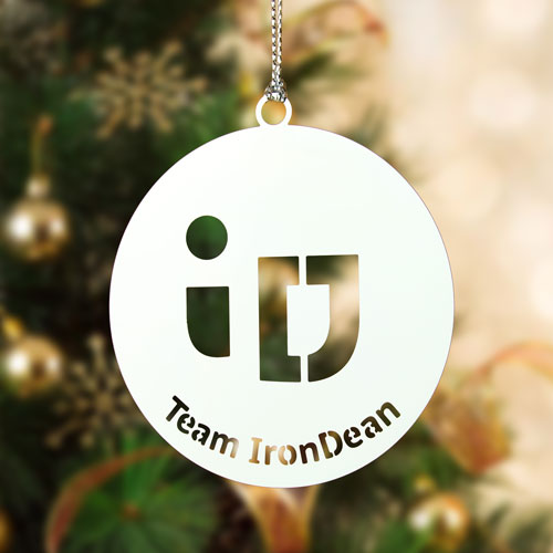 Team IronDean Cheap Custom Ornaments