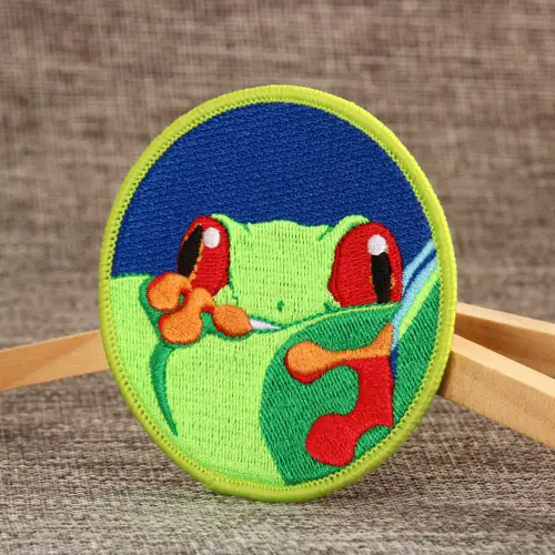 Frog Embroidered Patches Frog Embroidered Patches