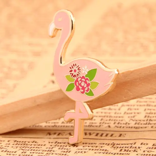 Pink Flamingo Lapel Pins