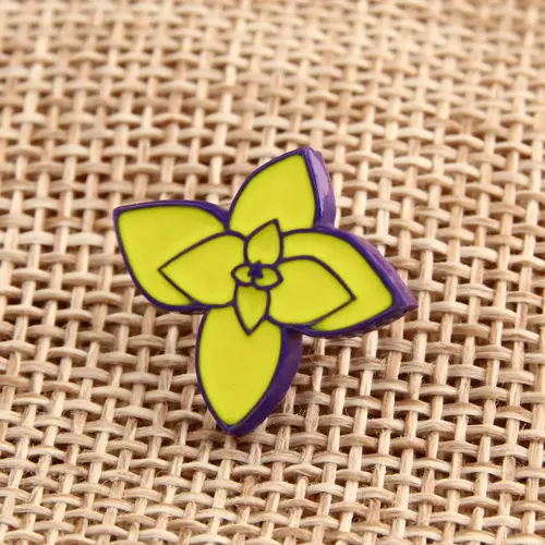 Small flower custom enamel pins Small flower custom enamel pins