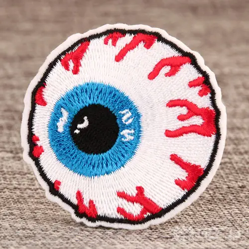Eyeball Custom Embroidered Patches No Minimum Eyeball Custom Embroidered Patches No Minimum