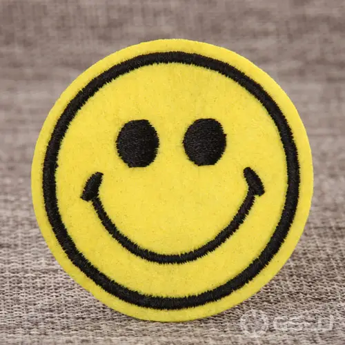 Smile Custom Embroidered Patches Smile Custom Embroidered Patches