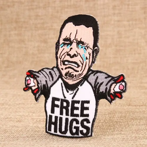 Free Hugs Embroidered Patches Free Hugs Embroidered Patches