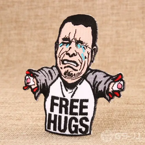 Free Hugs Embroidered Patches Free Hugs Embroidered Patches
