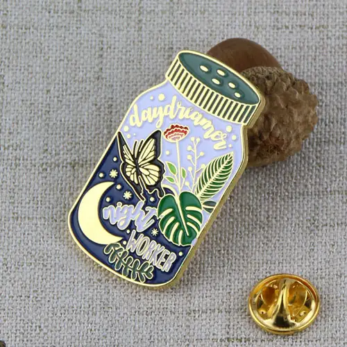 World in Bottle Die Struck Pins World in Bottle Die Struck Pins